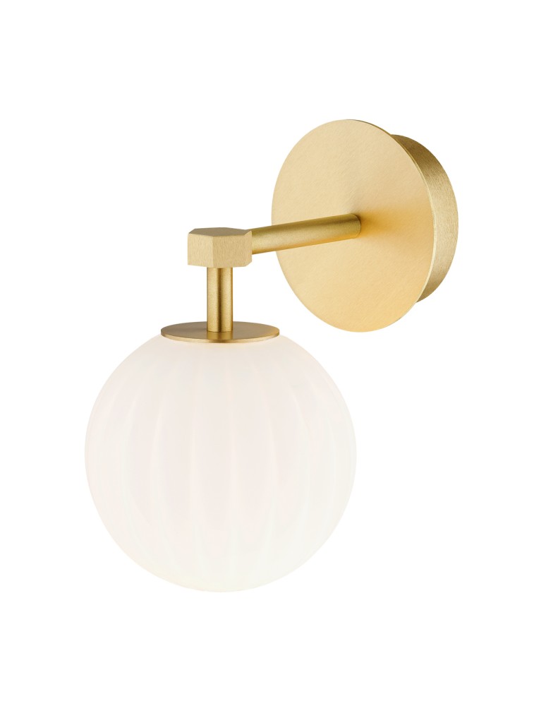 Wall lamps spheres - Argon PALOMA 8502 glass, brass - product kolory-swiatla.pl 2