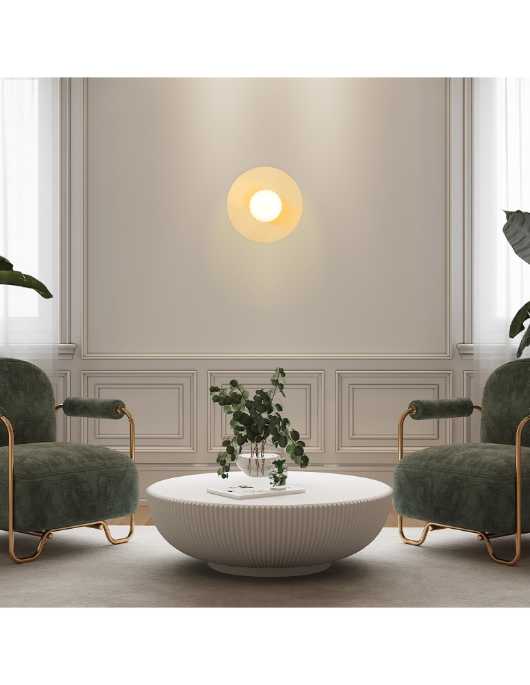 Wall lamps - Argon PALOMA 8503 glass, brass - product kolory-swiatla.pl 4