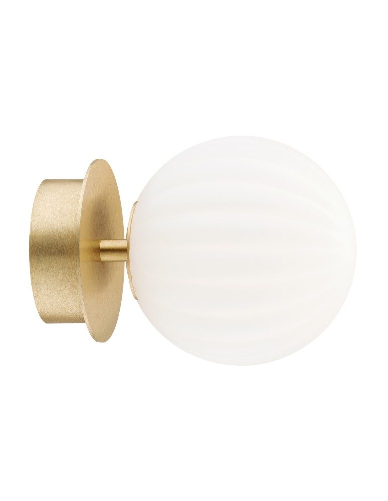 Wall lamps spheres - Argon PALOMA 8504 glass, brass - product kolory-swiatla.pl 1