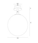 Ceiling lamps spheres - Argon PALOMA 8505 glass, brass - product 7