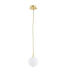 Pendant lamps spheres - Argon PALOMA 8506 glass, brass - product 2