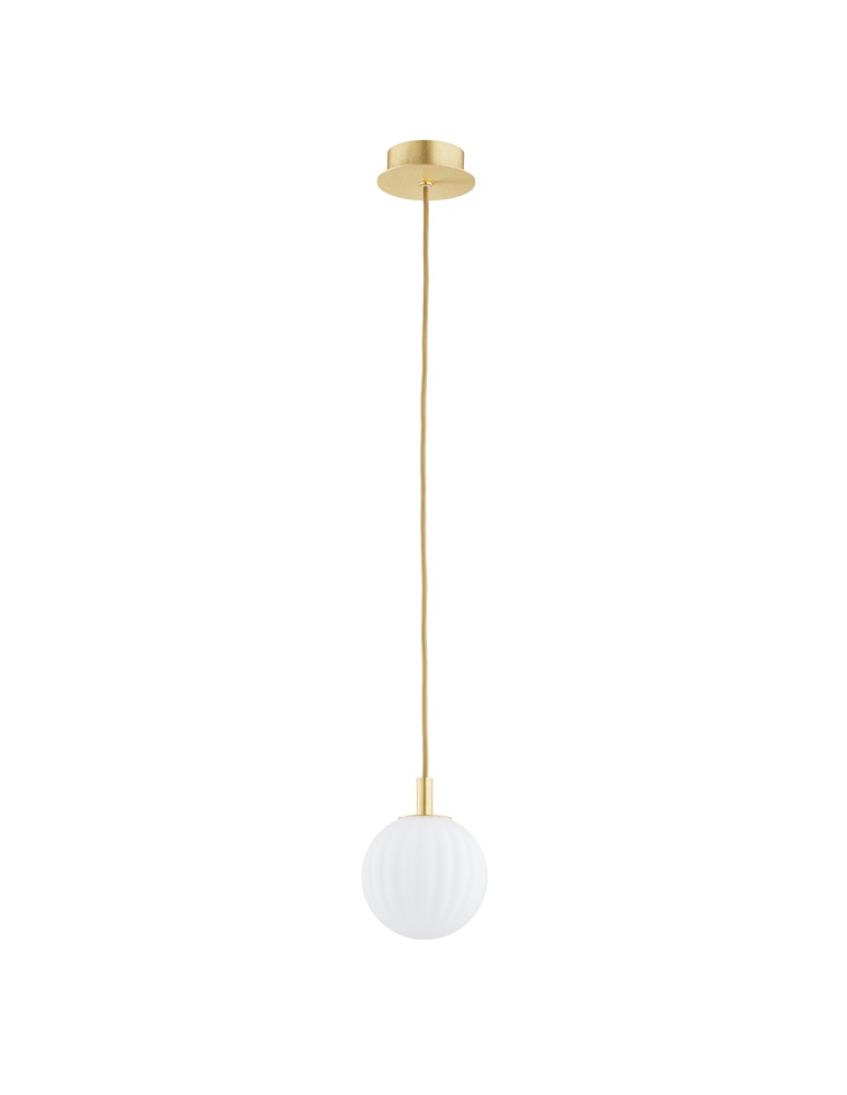 Pendant lamps spheres - Argon PALOMA 8506 glass, brass - product kolory-swiatla.pl 2