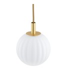 Pendant lamps spheres - Argon PALOMA 8506 glass, brass - product 4