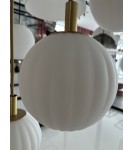 Pendant lamps spheres - Argon PALOMA 8506 glass, brass - product 5