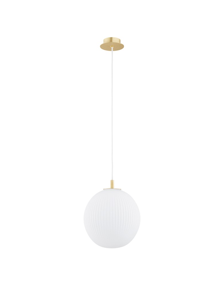 Pendant lamps spheres - Argon PALOMA 8507 glass, brass - product kolory-swiatla.pl 2
