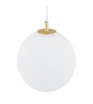 Pendant lamps spheres - Argon PALOMA 8507 glass, brass - product 4