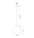 Argon PALOMA 8507 szkło, mosiądz Argon PALOMA 8507 szkło, mosiądz