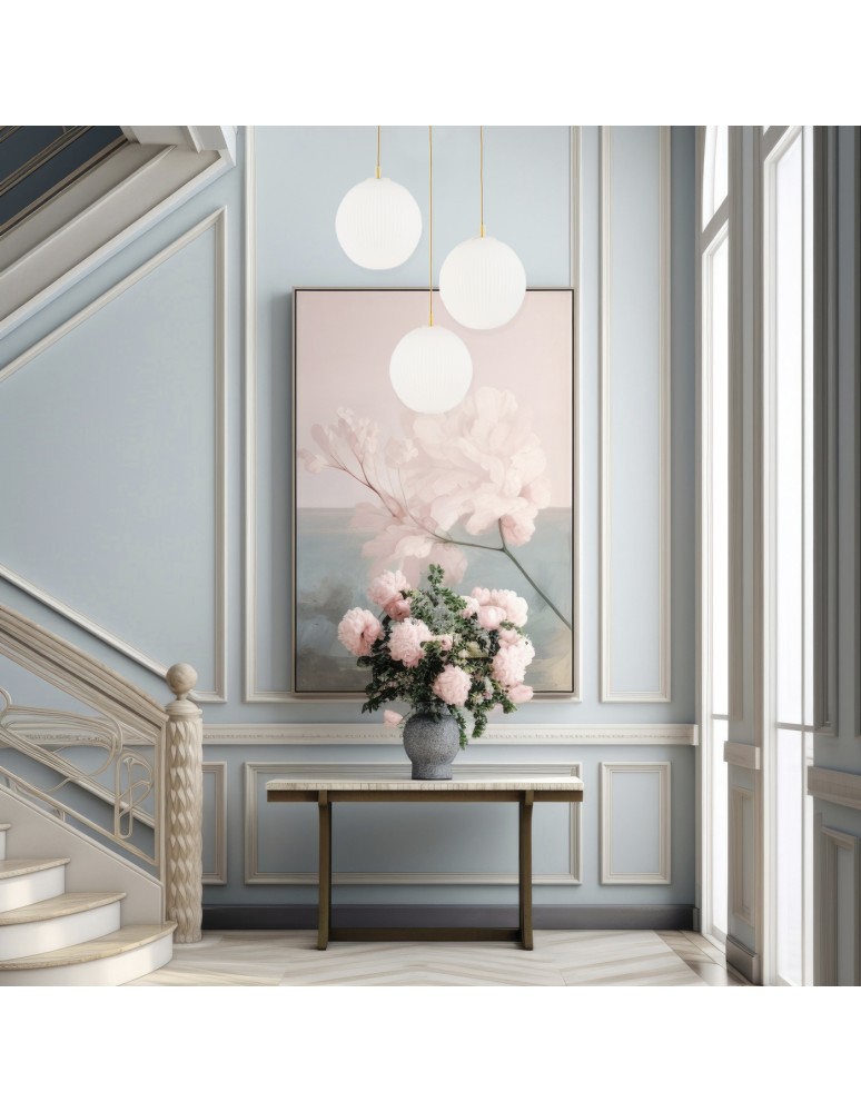 Pendant lamps spheres - Argon PALOMA 6306 glass, brass - product kolory-swiatla.pl 3