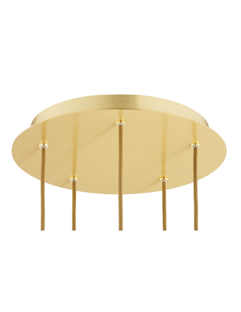 Pendant lamps spheres - Argon PALOMA 2183 glass, brass - product kolory-swiatla.pl 5