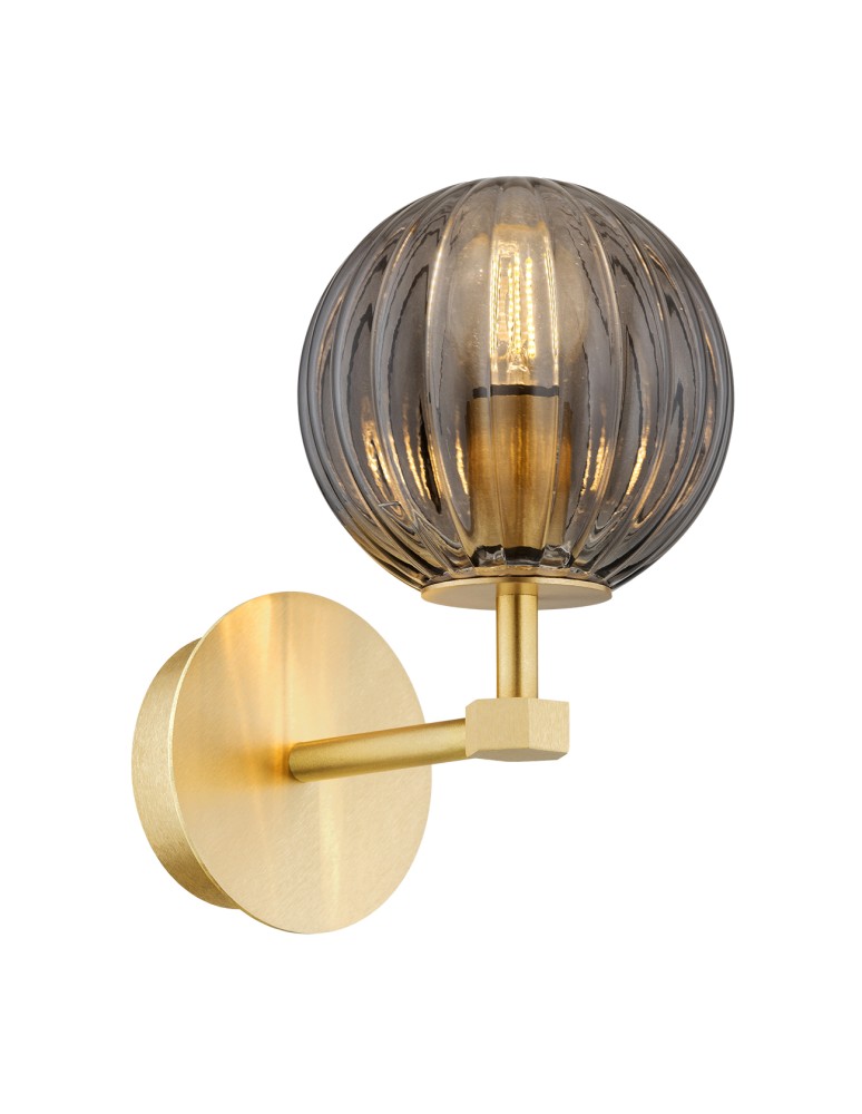 Wall lamps spheres - Argon PALOMA 8508 glass, brass - product kolory-swiatla.pl 1