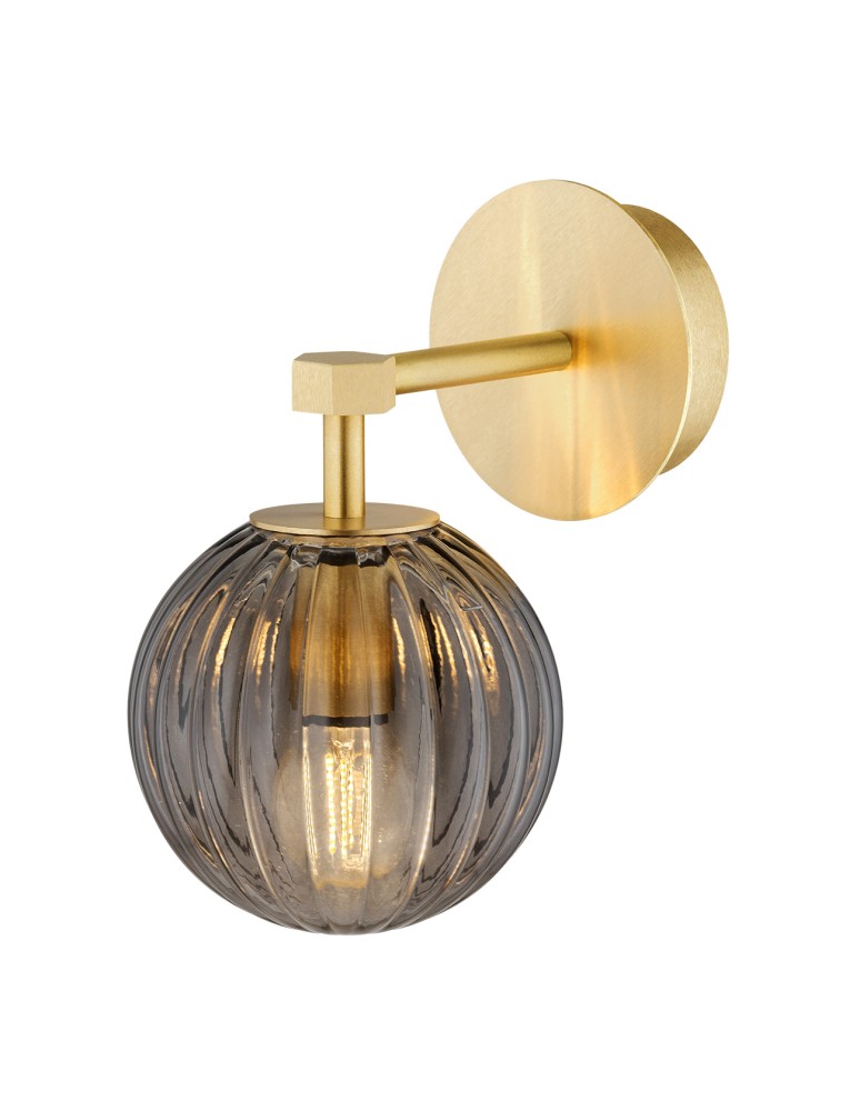 Wall lamps spheres - Argon PALOMA 8508 glass, brass - product kolory-swiatla.pl 2