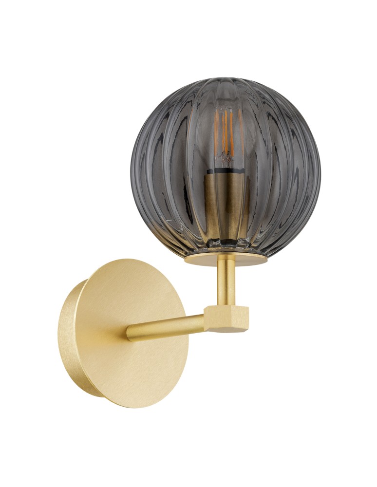 Wall lamps spheres - Argon PALOMA 8508 glass, brass - product kolory-swiatla.pl 4