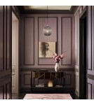 Pendant lamps spheres - Argon PALOMA 8513 glass, brass - product 3