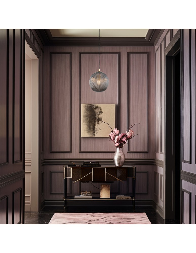 Pendant lamps spheres - Argon PALOMA 8513 glass, brass - product kolory-swiatla.pl 3