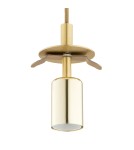 Pendant lamps spheres - Argon PALOMA 6309 glass, brass - product 6