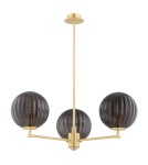 Chandeliers - Argon PALOMA 6310 glass, brass - product 2