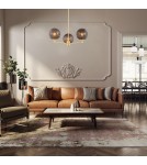 Chandeliers - Argon PALOMA 6310 glass, brass - product 3