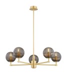 Chandeliers - Argon PALOMA 2186 glass, brass - product 1