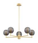 Chandeliers - Argon PALOMA 2186 glass, brass - product 2