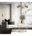 Chandeliers - Argon PALOMA 2186 glass, brass - product 3