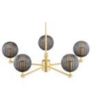 Chandeliers - Argon PALOMA 2186 glass, brass - product 4