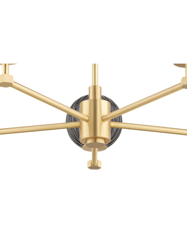 Chandeliers - Argon PALOMA 2186 glass, brass - product kolory-swiatla.pl 6