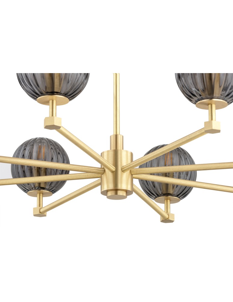 Chandeliers - Argon PALOMA 5069 glass, brass - product kolory-swiatla.pl 5