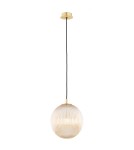 Pendant lamps spheres - Argon PALOMA 8515 glass, brass - product 1