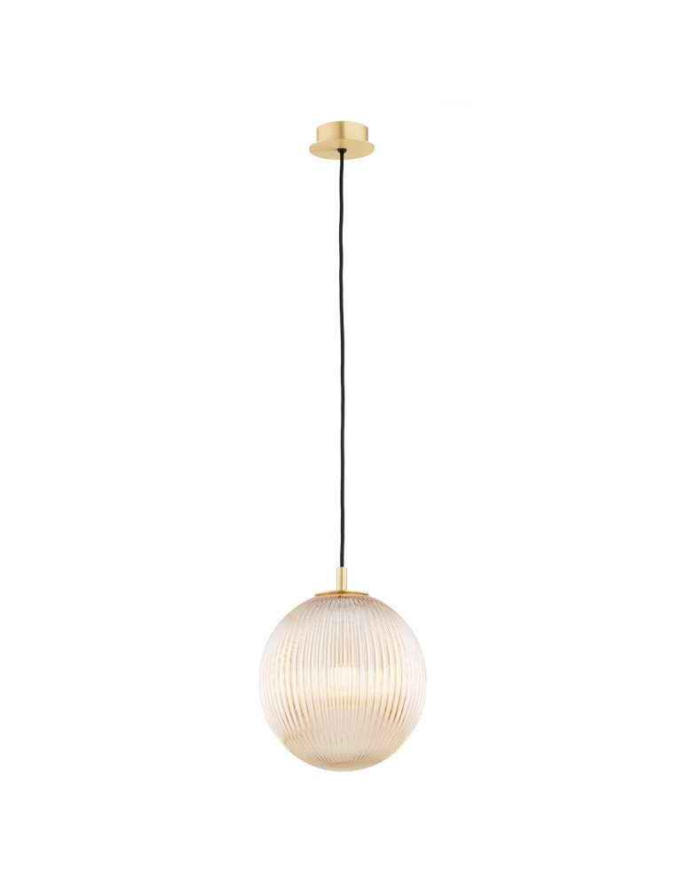 Pendant lamps spheres - Argon PALOMA 8515 glass, brass - product kolory-swiatla.pl 1