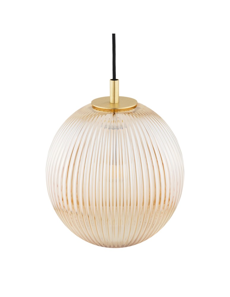 Pendant lamps spheres - Argon PALOMA 8515 glass, brass - product kolory-swiatla.pl 4