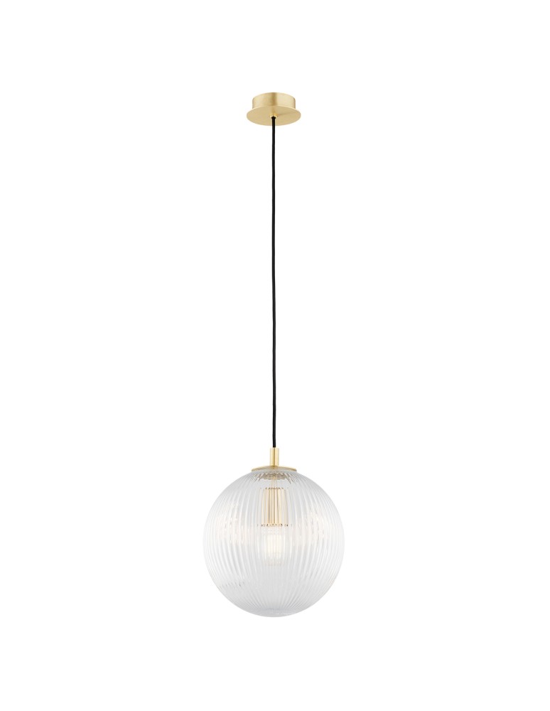 Pendant lamps spheres - Argon PALOMA 8517 glass, brass - product kolory-swiatla.pl 1