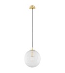 Pendant lamps spheres - Argon PALOMA 8517 glass, brass - product 2