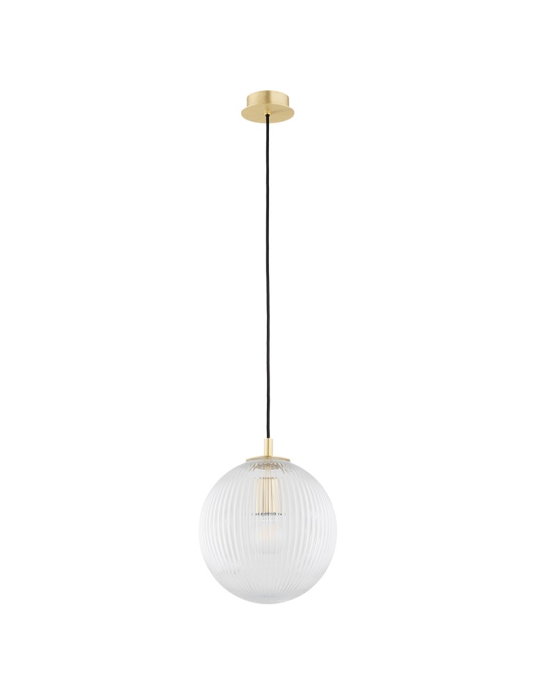 Pendant lamps spheres - Argon PALOMA 8517 glass, brass - product kolory-swiatla.pl 2