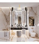 Ceiling lamps spheres - Argon PALOMA 8518 glass, brass - product 3