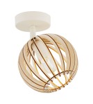 Argon PARULA kinkiet 1 pł. / plafon 1 pł. 1x7W (max) jasny brąz beż 8275