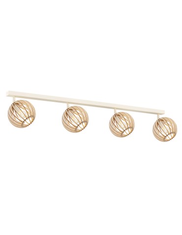 Argon PARULA plafond 4 fl. 4x7W (max) light brown beige 1820