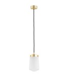 Single pendant lamps - Argon PASADENA 1 fl. pendant lamp 1x15W (max) white gloss brass 8004 - product 2