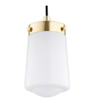 Single pendant lamps - Argon PASADENA 1 fl. pendant lamp 1x15W (max) white gloss brass 8004 - product 3
