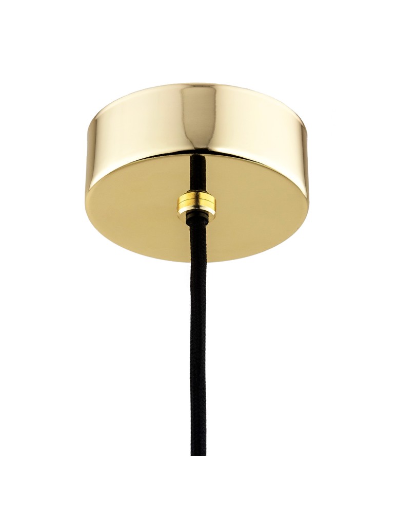 Single pendant lamps - Argon PASADENA 1 fl. pendant lamp 1x15W (max) white gloss brass 8004 - product kolory-swiatla.pl 4