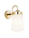 Argon PASADENA wall lamp 1 pł. 1x15W (max) white gloss IP44 brass 4717