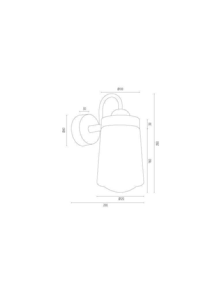 Bathroom wall lamps - Argon PASADENA wall lamp 1 pł. 1x15W (max) white gloss IP44 brass 4717 - product kolory-swiatla.pl 6