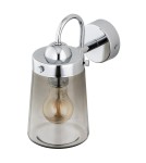 Bathroom wall lamps - Argon PASADENA wall lamp 1 pł. 1x15W (max) smoky IP44 chrome 4718 - product 4