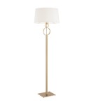 Floor lamps with lampshade - Argon PERSEO l. floor lamp 1 pł. 1x15W (max) cream gold 8374 - product 1