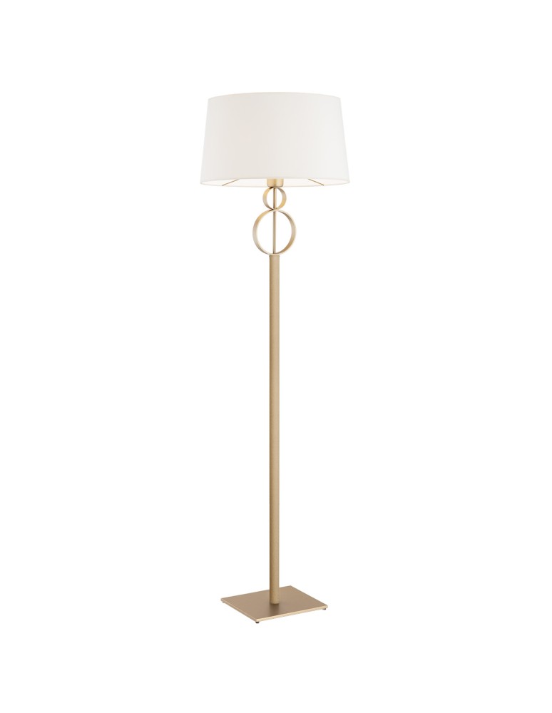 Floor lamps with lampshade - Argon PERSEO l. floor lamp 1 pł. 1x15W (max) cream gold 8374 - product kolory-swiatla.pl 1