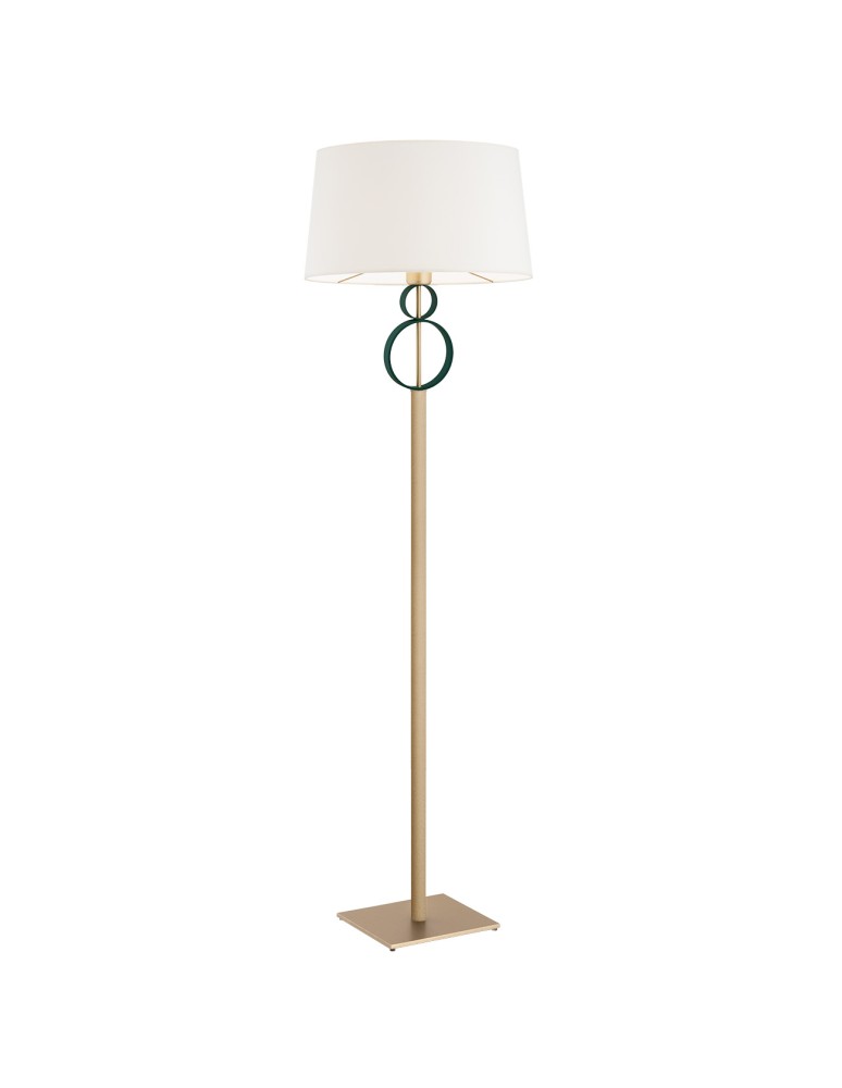 Floor lamps with lampshade - Argon PERSEO l. floor lamp 1 pł. 1x15W (max) cream green 8375 - product kolory-swiatla.pl 1