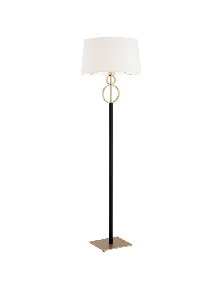 Floor lamps with lampshade - Argon PERSEO l. floor lamp 1 pł. 1x15W (max) cream black 8309 - product kolory-swiatla.pl 1