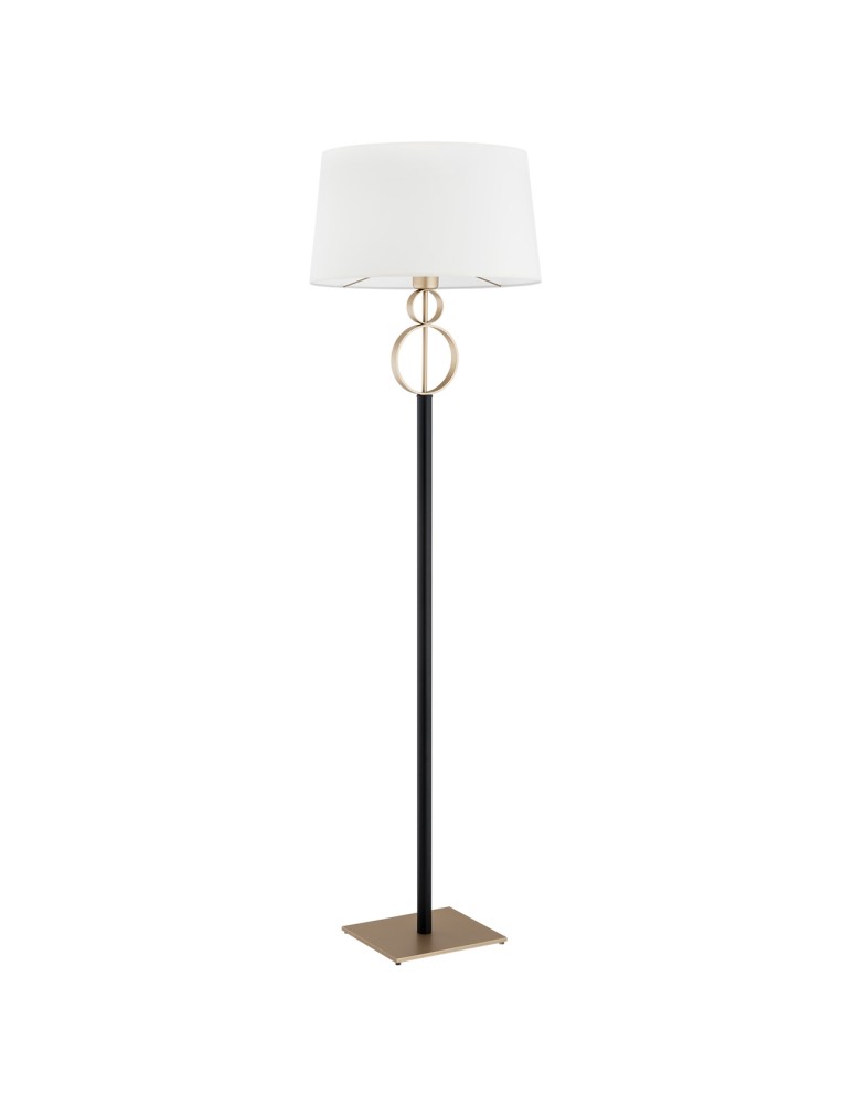 Floor lamps with lampshade - Argon PERSEO l. floor lamp 1 pł. 1x15W (max) cream black 8309 - product kolory-swiatla.pl 2