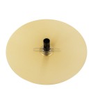 Designer wall lamps - Argon PIAVA 8449 wall lamp / plafond 1 pł. shade white and brown (marble), elements brass glass, brass - product 6