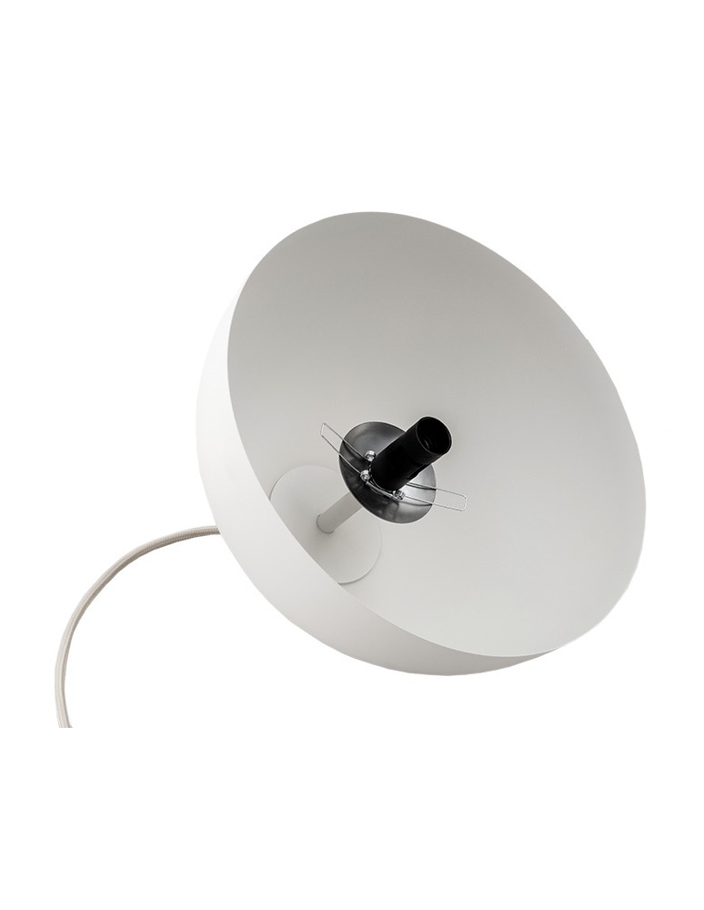 Single pendant lamps - Argon PIAVA 8443 1-fl. pendant lamp, white-brown (marble) lampshade, white glass cream elements, lacquered steel - product kolory-swiatla.pl 5