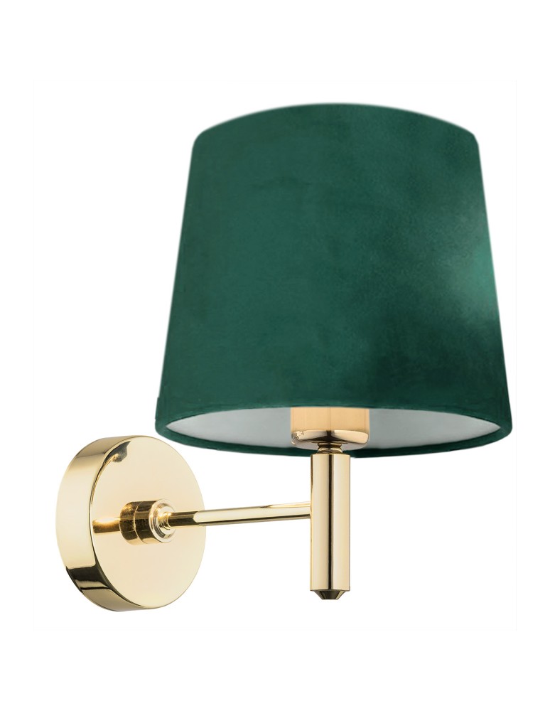 Classic wall lamps - Argon PONTE PLUS wall lamp 1 pł. 1x15W (max) green dark brass 8105 - product kolory-swiatla.pl 1